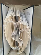 Book folding art pattern - art,