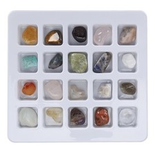 20PCS Rock Mineral Collection Educational Kit For Geology Lovers Kids