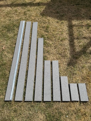 Grey sparkle quartz - , up-stands