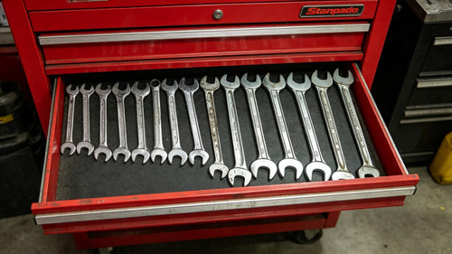 Used spanners mixed sizes - 15,