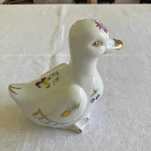 Vintage figurine ceramic duck - ceramic,
