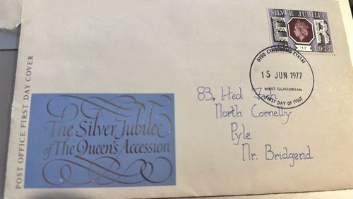 Silver jubilee stamp - silver,