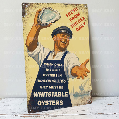Whitstable kent oysters metal - whitstable,