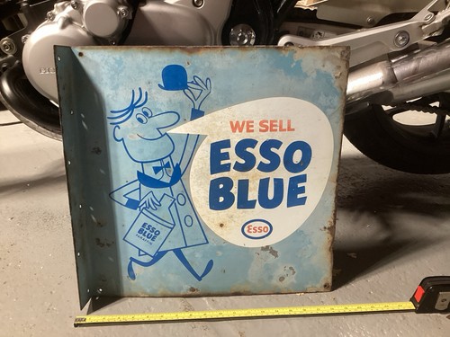 Original pictorial esso - pictorial, blue