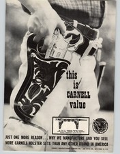 1958 PAPER AD Carnell Toy Cap