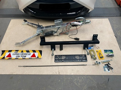 Car frame tow towing - car,