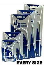 PLATE WALL HANGERS JES STRONG FLEXIBLE white JES POST in  24HRS ... SELLING OFF