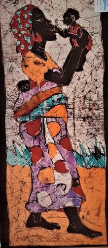 Asakstyle african batik - african, wall