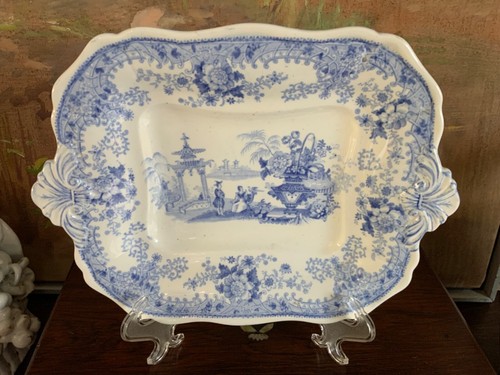 English blue white - blue, &