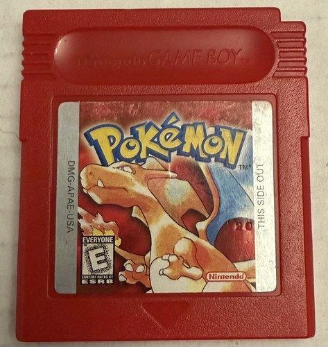 Pokémon red version game - version, (game