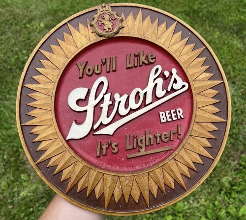 Vintage stroh beer wood - vintage,