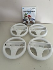 Mario Kart Wii Nintendo Wii And Official Steering Wheels X4 Racing Video Game