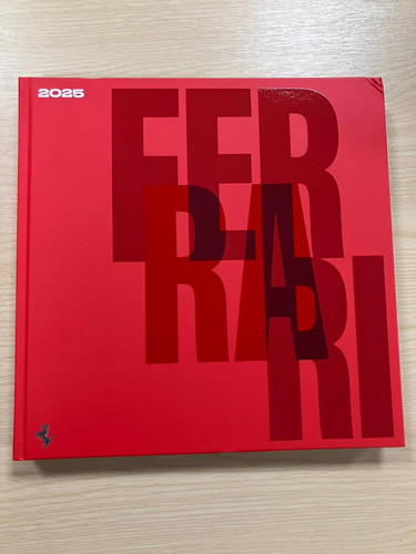 Ferrari hardback 2025 edition - ferrari,