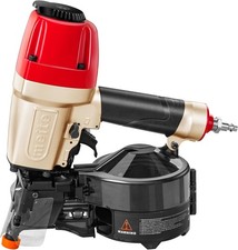 meite CN65S Air Coil Nail Gun, Pneumatic Lightweight Coil Siding Nailer, Safety