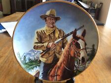 JOHN WAYNE PLATE - HIGH COUNTRY - ROBERT TANENBAUM - FRANKLIN MINT - COWBOY