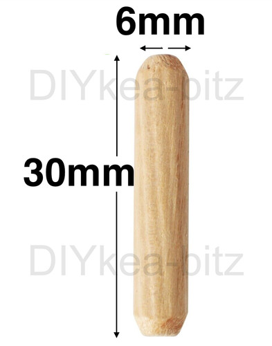 Ikea 101345 wooden dowels - ikea,