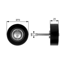DEFLECTION/GUIDE PULLEY