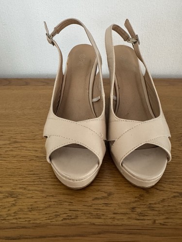 Ladies fiore slingback wedge - slingback,