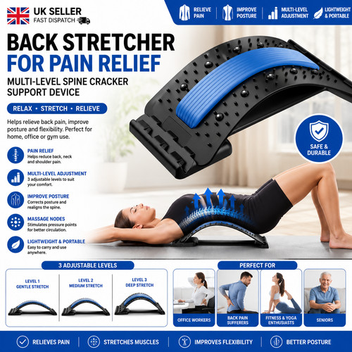 Back stretcher for pain - stretcher,