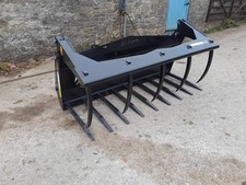 Cherry products Xform GS76X 7ft8 muckgrab on Claas scorpion brackets,telehandler