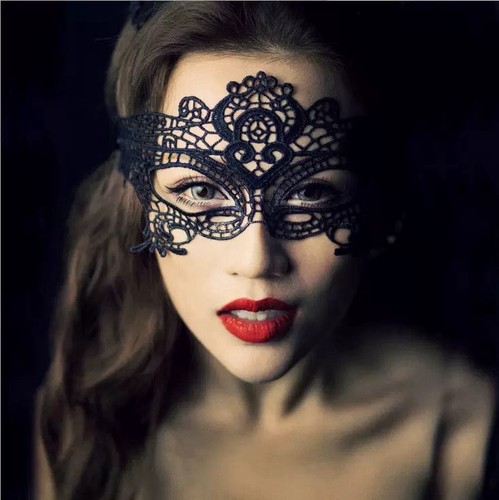 Black soft lace - soft, mask