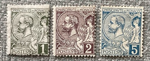 Monaco 1891 5c - 1891., 1c-5c