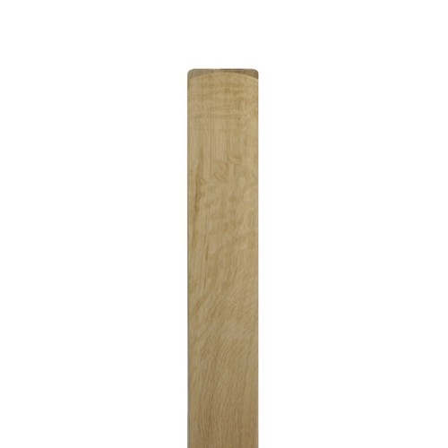 Solid white oak 700mm newel - white,