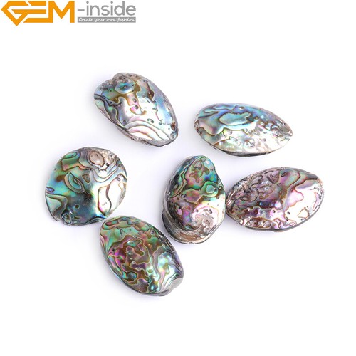 Pcs abalone shell beads - 6,