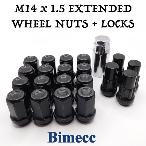 M14x1 closed wheel nuts - m14x1.5, 41mm