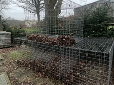 5 x 1.0m by1.5m gabion crates, already constructed