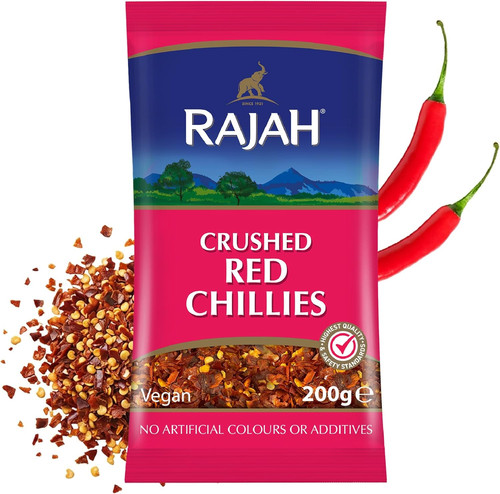 Rajah crushed red chillies - red,