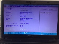 Toshiba Satellite C660D-102 Laptop - Used - Factory Reset - Windows 7