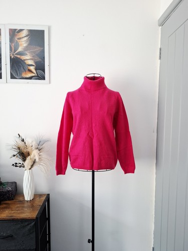 Turtleneck pink cashmere