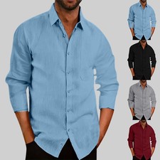 Plus Size Mens Grandad Casual