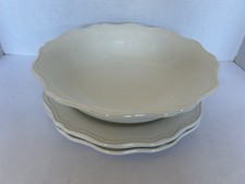 Large White Plate & Bowl Set