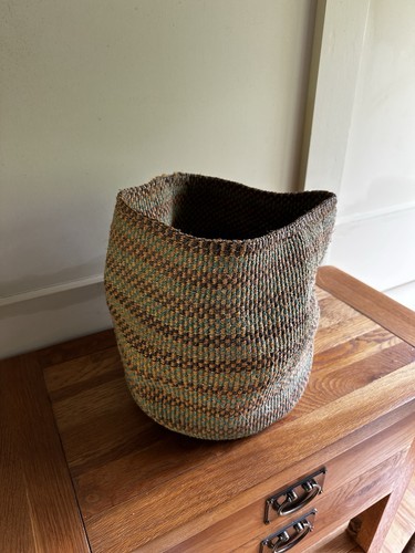 Vintage hand woven - vintage, woven/coiled