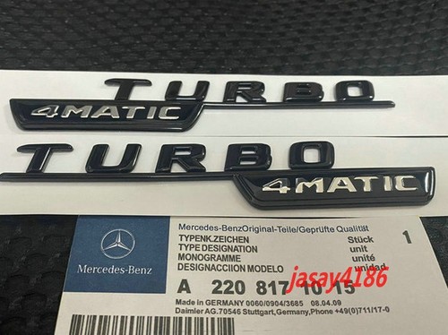 Gloss black turbo 4matic - gloss,