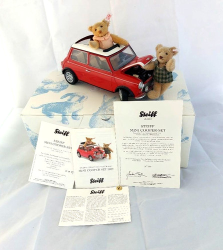 Steiff mini cooper - mini, bear