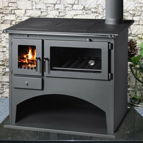Wood burning range - range, stove