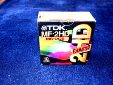 TDK  MF-2HD  MS-DOS  FORMATTED