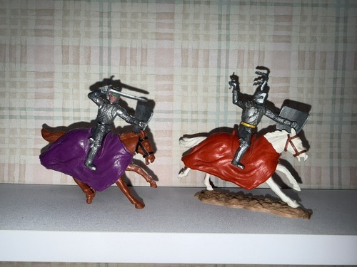 Vintage timpo knights horses - vintage,