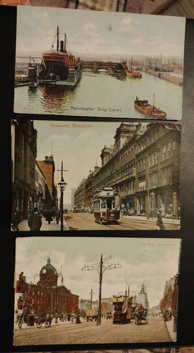 Manchester postcards - x,