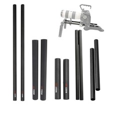 NICEYRIG 15mm Carbon Fiber Rods 4"/6"/8"/12"/16" for Camera Rig Rail System