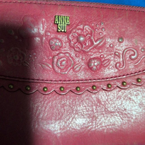 Anna sui long wallet pink - anna,