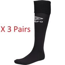 3 Pairs of Mens Umbro Black