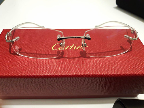 Cartier ct0061o silver metal - silver,
