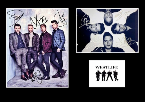 Size signed westlife mark - westlife,