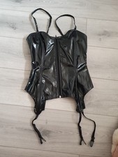 Phaze Black PVC Basque Size 10