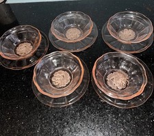 Unusual Five  Glass Vintage