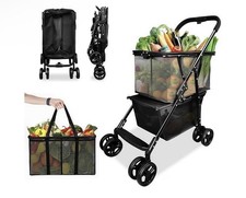 Folding Shopping Cart 80lbs